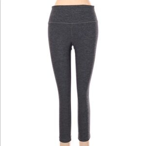 ABS medium grey black highwaisted fitness leggings